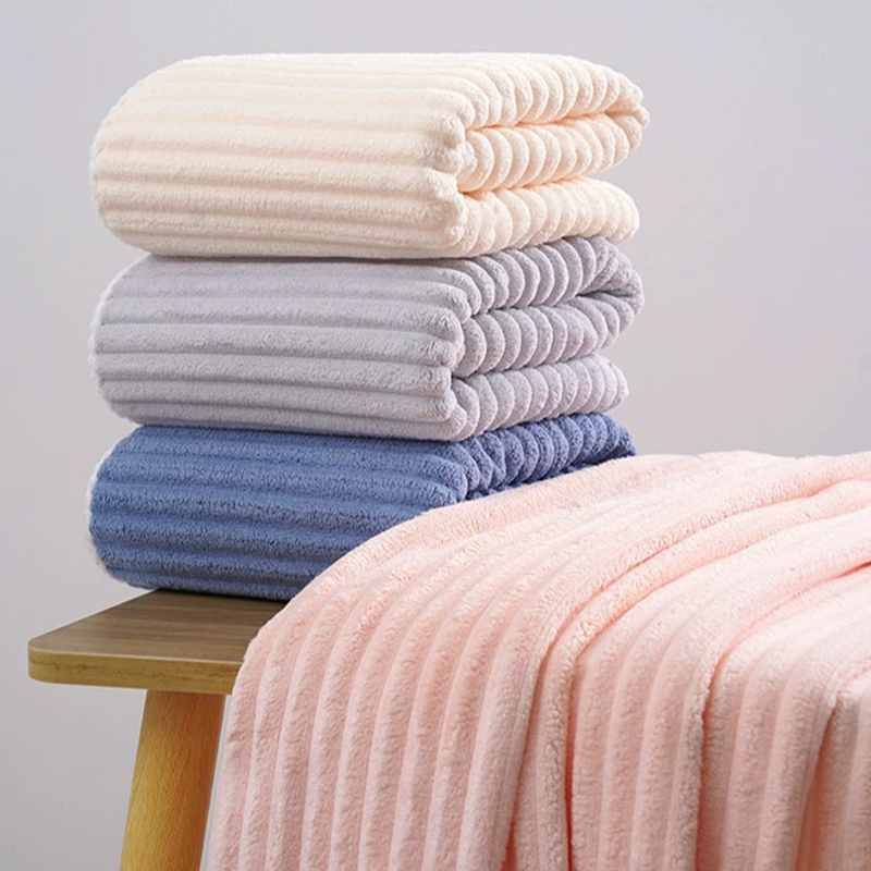 Home Bathroom Towels - منشفة حمام منزلية ناعمة وسميكة وماصة،