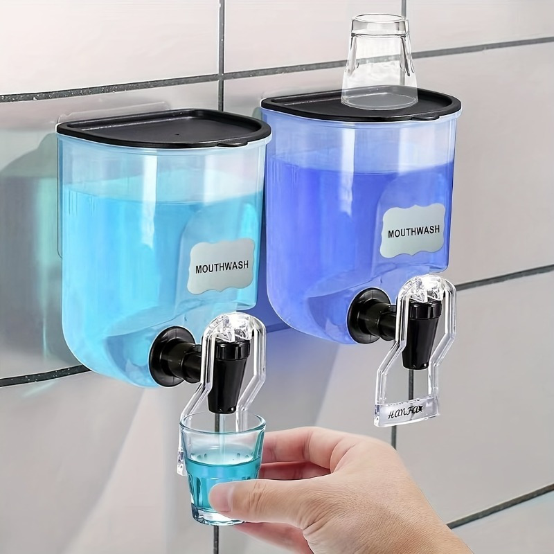 Home Bathroom Gadgets - قطعتان من موزع غسول الفم سعة