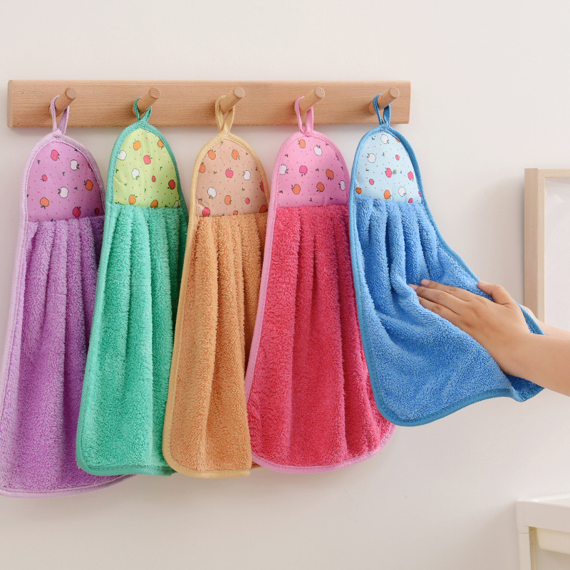 Home Bathroom Towels - 4 قطع من مناشف اليد الصغيرة
