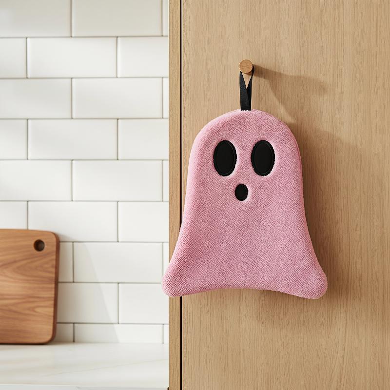 Home Bathroom Towels - منشفة يد معلقة لطيفة لعيد الهالوين،