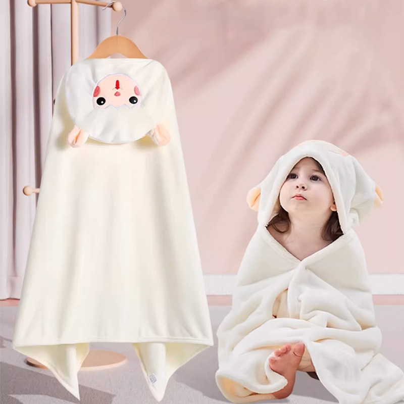 Home Bathroom Towels - بطانية قابلة للارتداء من الصوف المرجاني
