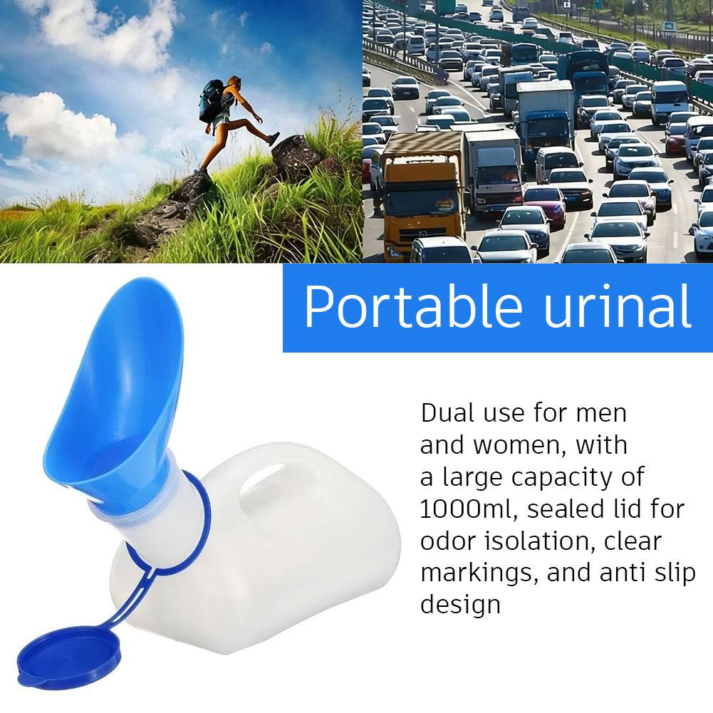 Home Bathroom With Urinal - زجاجة تبول بلاستيكية محمولة سعة 1000