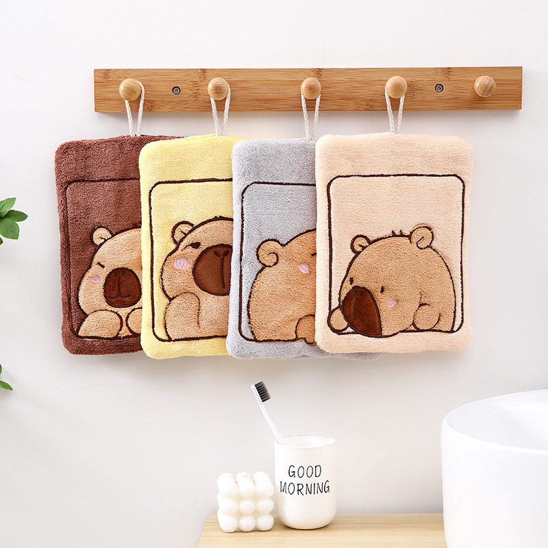 منشفة يد معلقة بتصميم كابيبارا - مراجعة Home Bathroom Towels وسعره