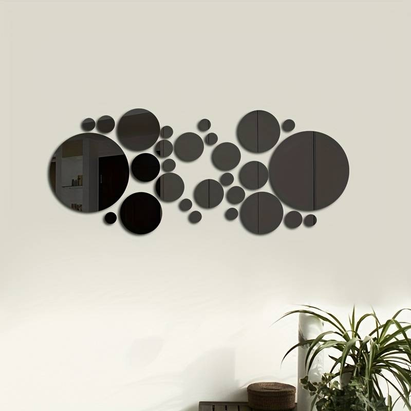 ملصقات حائط مرآة أكريليك ثلاثي - مراجعة Home Theater Bathroom وسعره