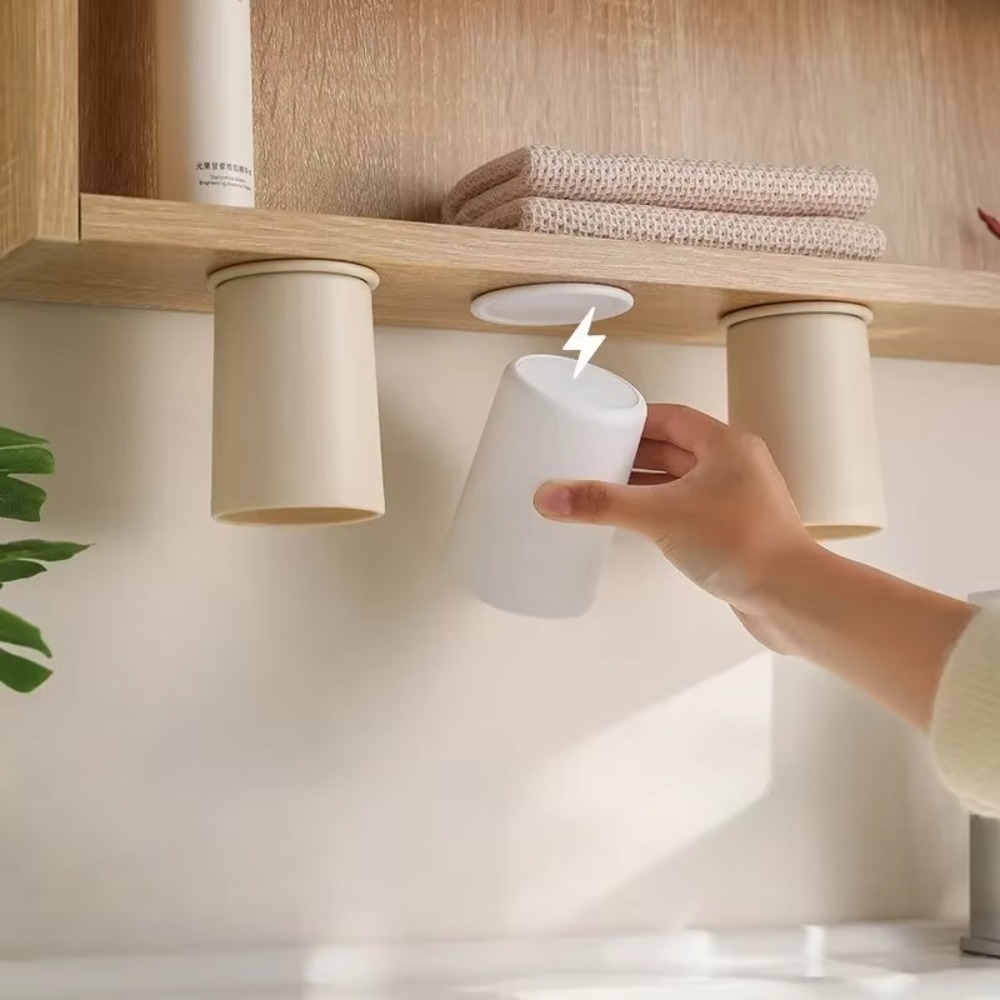 حامل مغناطيسي مقلوب لكوب غسول  - مراجعة Home Theater Bathroom وسعره