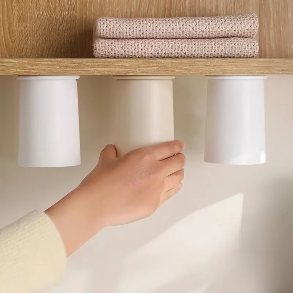حامل مغناطيسي مقلوب لكوب غسول  - مراجعة Home Theater Bathroom وسعره