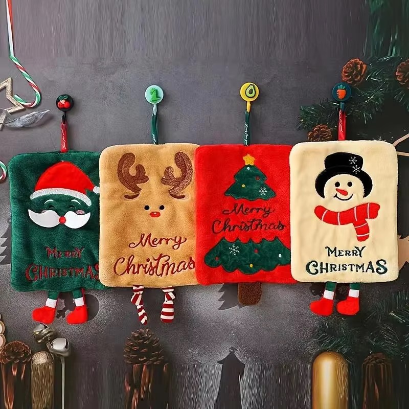 منشفة يد معلقة للكريسماس بتصمي - مراجعة Home Bathroom Towels وسعره