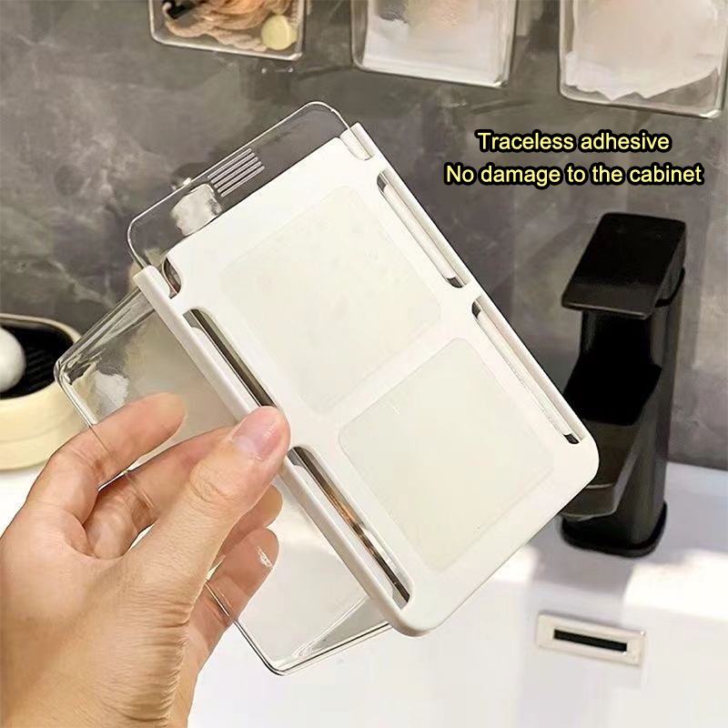 صندوق تخزين شفاف بتصميم الدرج  - مراجعة Home Theater Bathroom وسعره