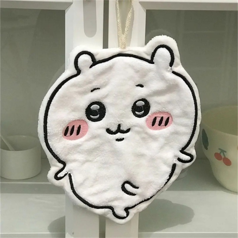 Chiikawa Usaqi Xiaobajii منشفة - مراجعة Home Bathroom Gadgets وسعره