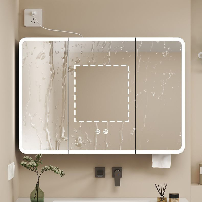مرآة حمام ذكية LED مثبتة على ا - مراجعة Home Theater Bathroom وسعره