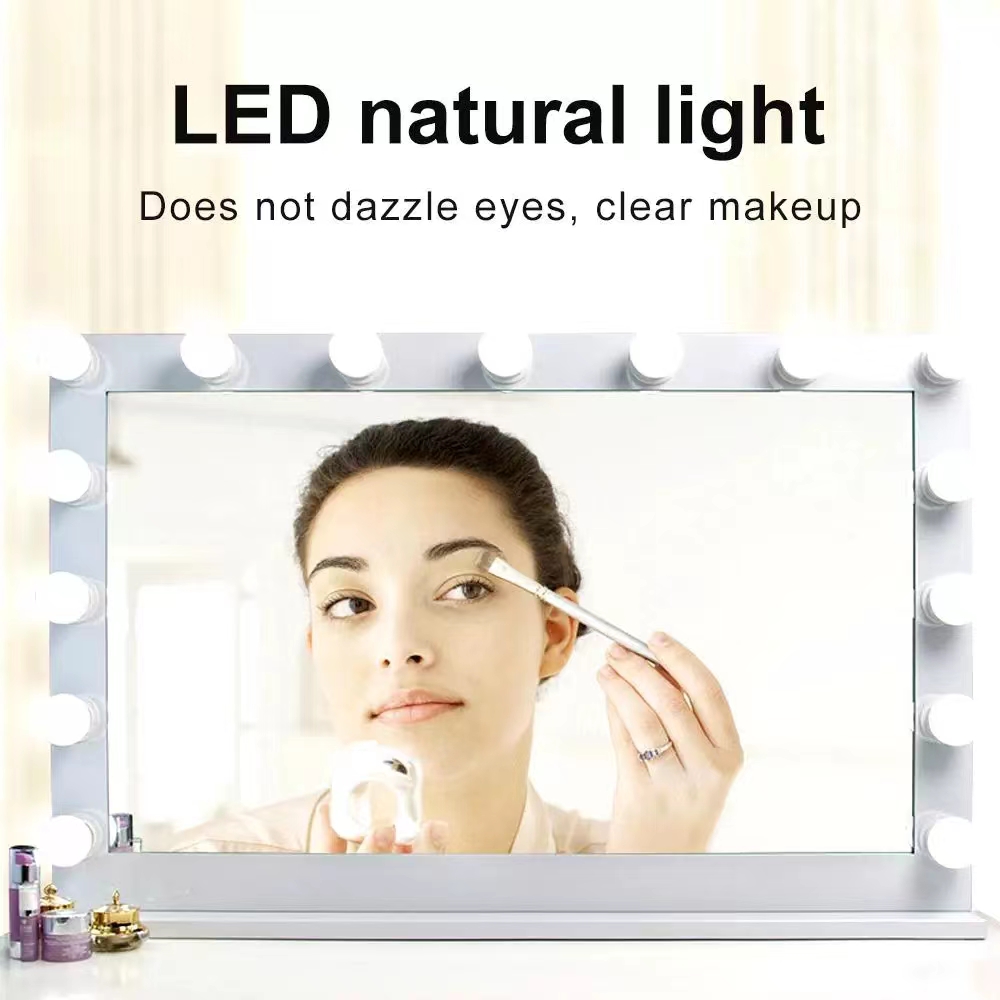 LED ضوء لصق مرآة ماكياج مصابيح - مراجعة Home Theater Bathroom وسعره