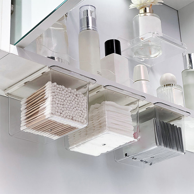 صندوق تخزين شفاف بتصميم درج قا - مراجعة Home Theater Bathroom وسعره