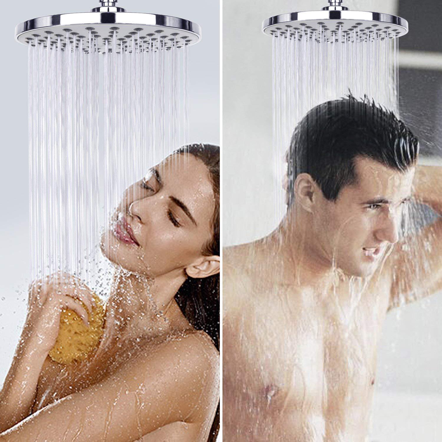 رأس دش مطري كبير مع لوحة واسعة - مراجعة Home Bathroom Gadgets وسعره