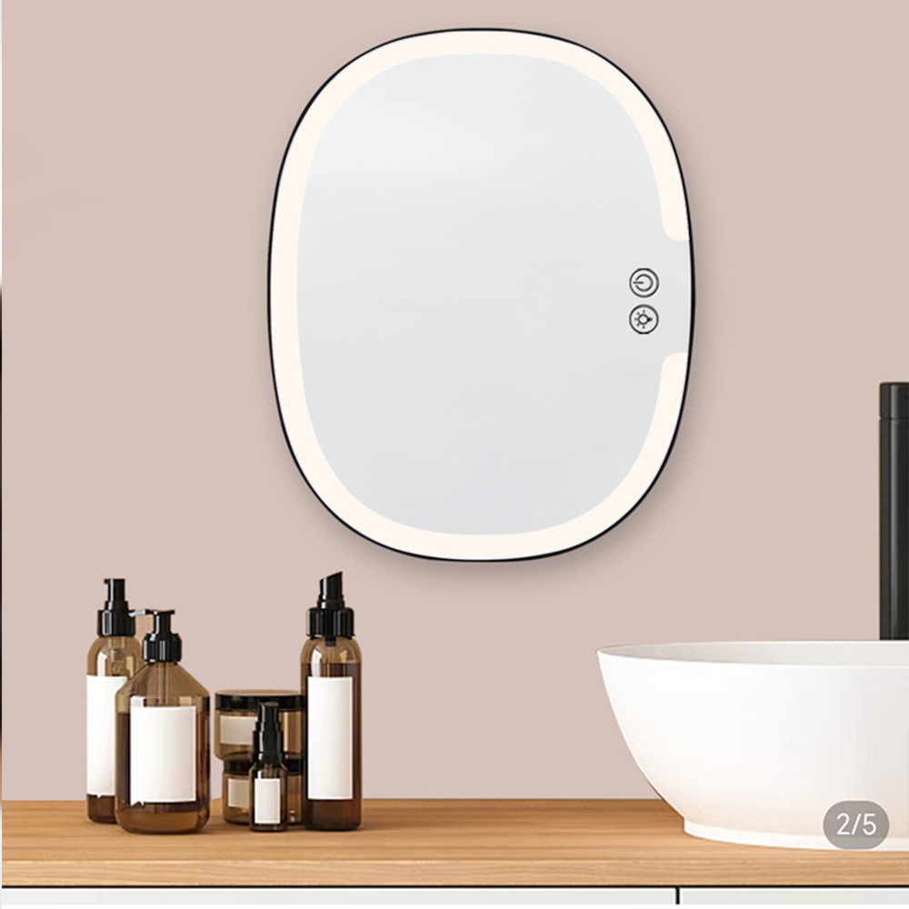 مرآة دش LED بدون ضباب للحلاقة  - مراجعة Home Theater Bathroom وسعره