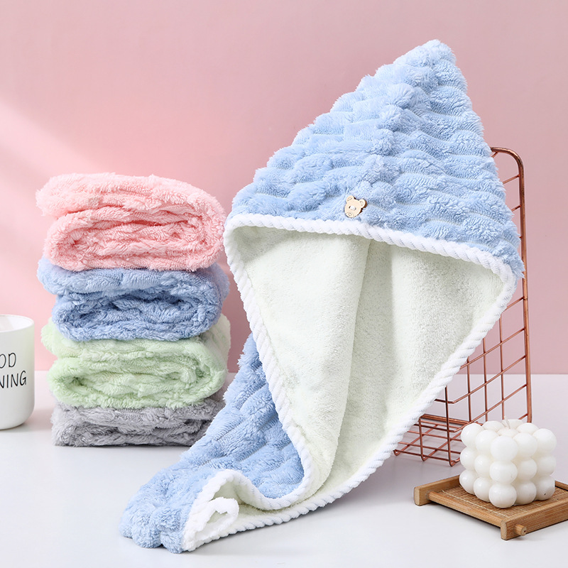 قبعة تجفيف الشعر من الصوف المر - مراجعة Home Bathroom Towels وسعره