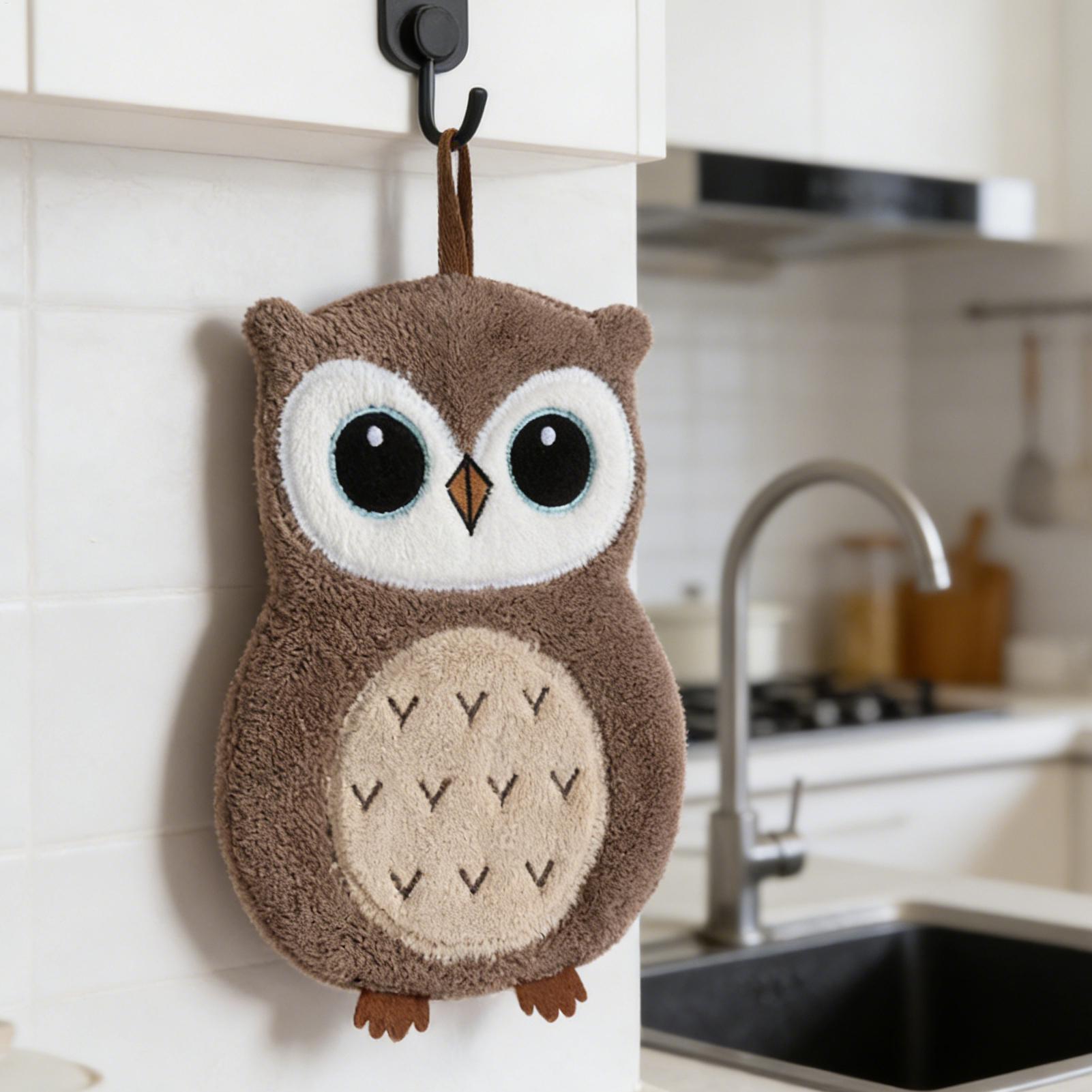 منشفة يد على شكل بومة قابلة لل - مراجعة Home Bathroom Towels وسعره