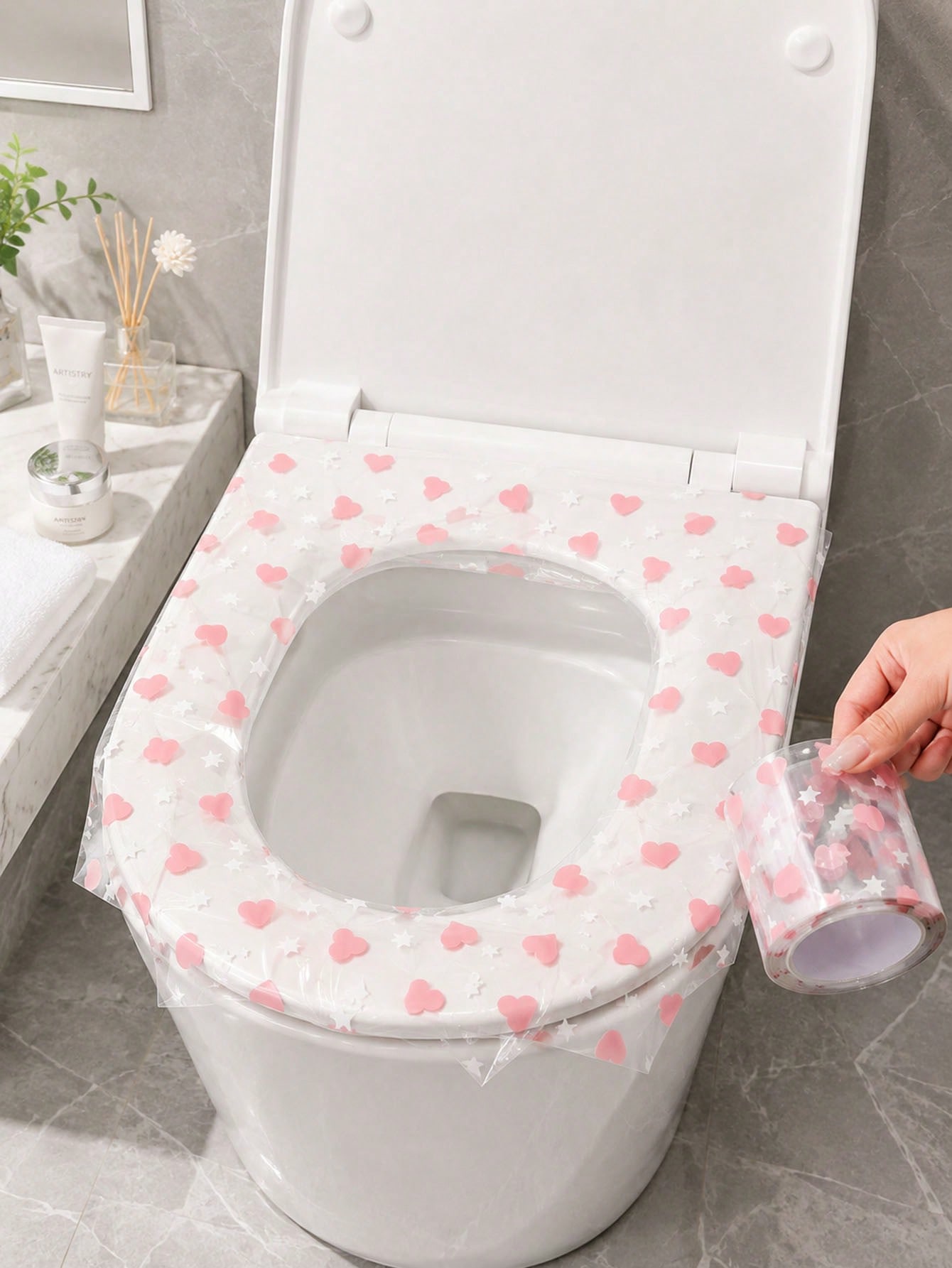 133 قطعة/لفة من أغطية مقاعد ال - مراجعة Home Bathroom Gadgets وسعره