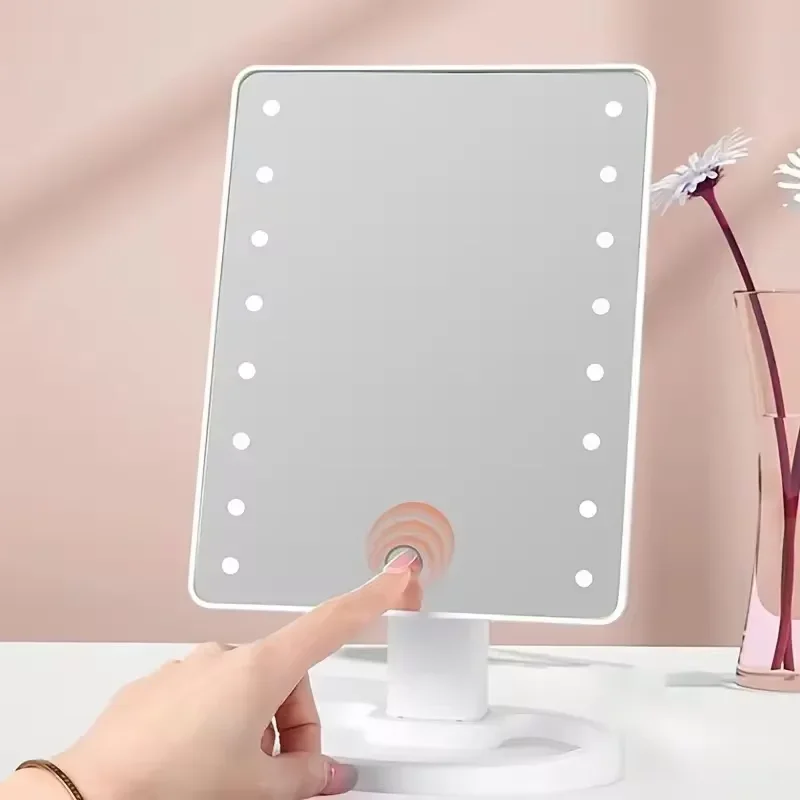 مرآة مكياج مربعة الشكل مضاءة م - مراجعة Home Theater Bathroom وسعره