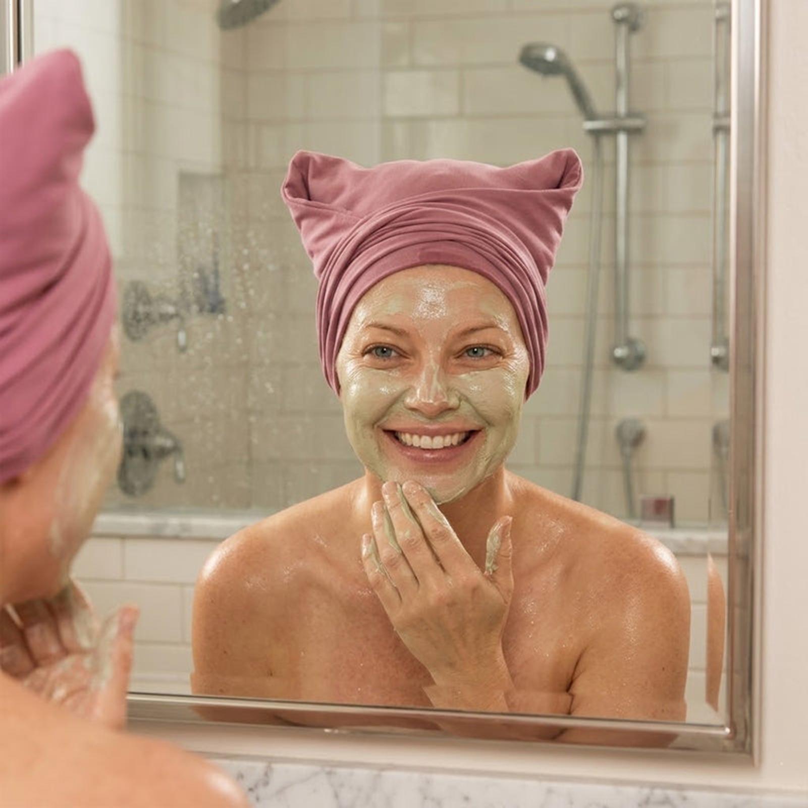 منشفة شعر ناعمة وماصة للشعر، م - مراجعة Home Bathroom Towels وسعره